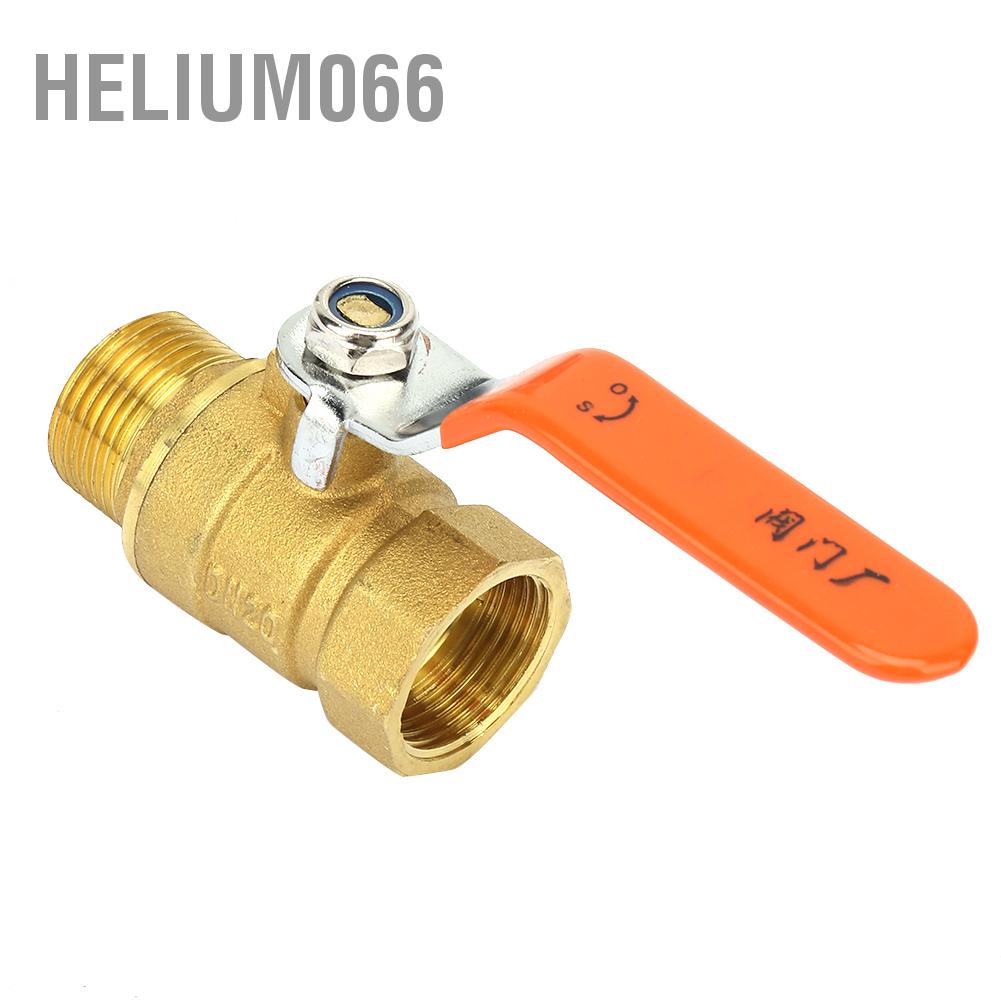 Helium066 Van Bi Ống Đồng Nam Nữ Ren 3/4&quot;BSP DN20