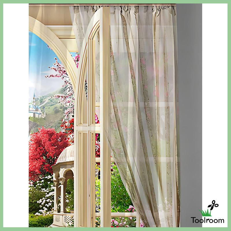 Rèm Cửa Sổ Bỏ Túi Phong Cách Pháp Cho Phòng Ngủ / Nhà Bếp