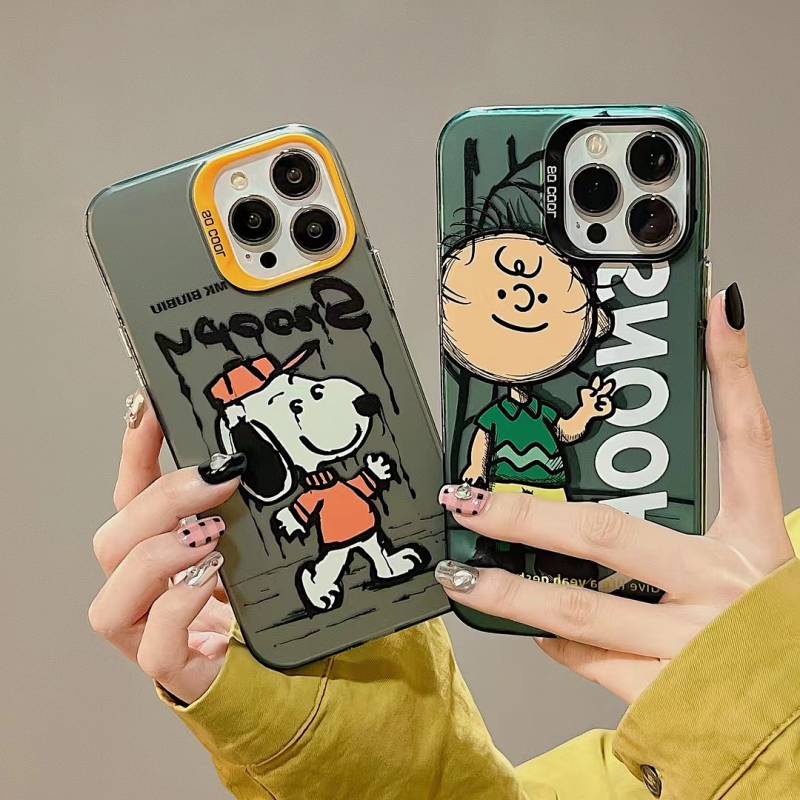 Niche Snoopy for Apple 14 Phone Case Iphone12 Drop-Resistant 11 New 13Promax Men and Women All-Inclusive 8hka