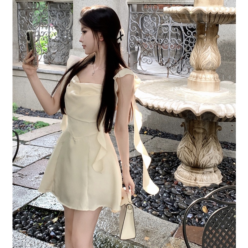 Đầm Dự Tiệc Cổ Vuông Thiết Kế Sang Trọng Cho Nữ