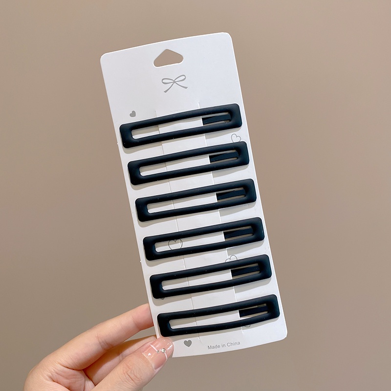 Set 6 Kẹp Tóc Màu Kẹo Thời Trang