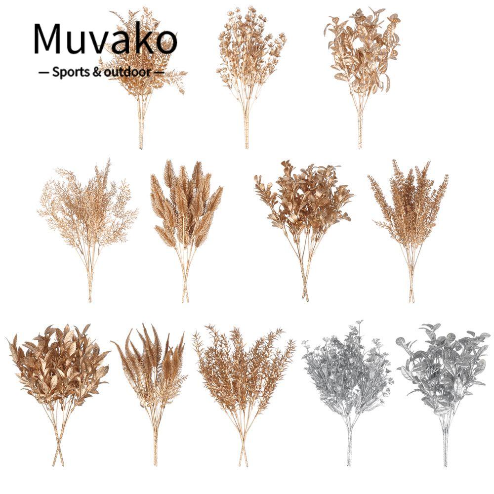 MUVAKO 1 Nhánh Hoa Nhân Tạo Dùng Trang Trí Nhà Cửa / Tiệc Giáng Sinh DIY