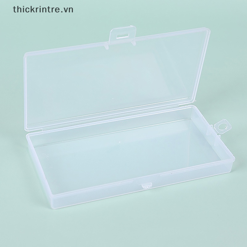 Hộp Đựng Khẩu Trang Bằng Nhựa PP Trong Suốt Hình Chữ Nhật Tiện Dụng