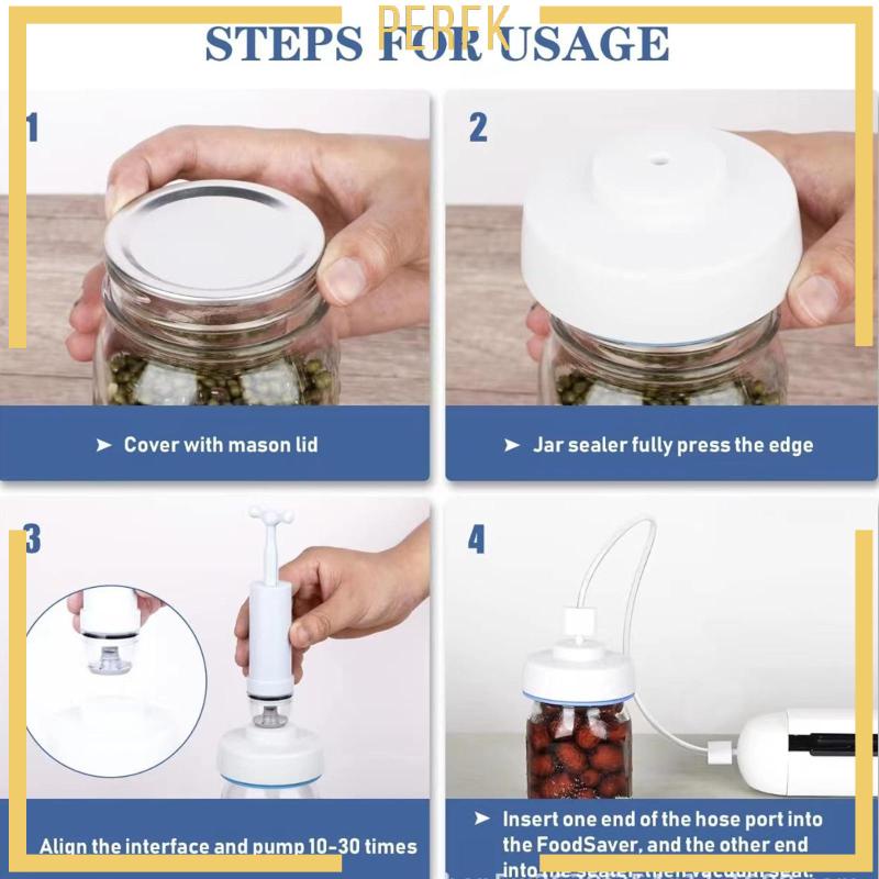 Dụng Cụ Hút Chân Không Niêm Phong Hũ Gia Vị Cầm Tay Dễ Sử Dụng