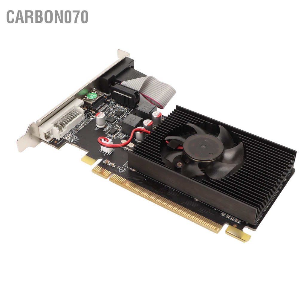 Carbon070 Thẻ đồ họa 2GB R5 230 DDR3 Đồng hồ GPU 625 MHz bộ nhớ 1066 máy tính để bàn 64 bit dành cho văn phòng Dekstop
