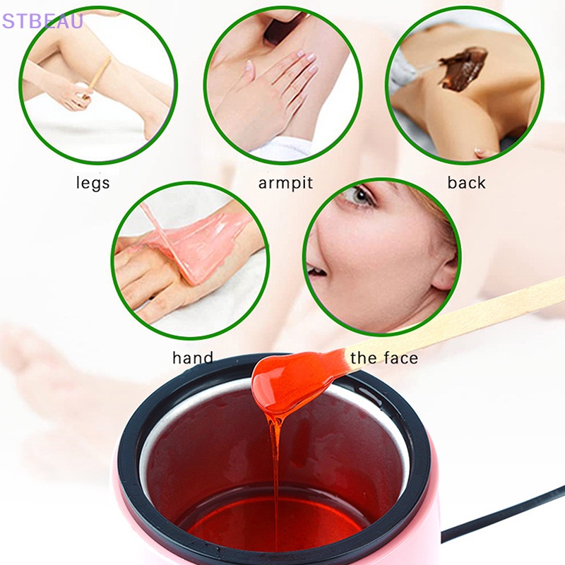 Bộ 100 Que Bôi Sáp Tẩy Lông Mũi / Mặt / Cơ Thể Dùng Một Lần Làm Đẹp Tiện Dụng