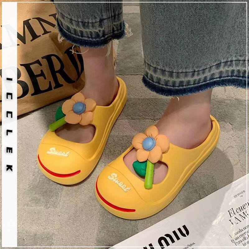 Dép bánh mì ICCLEK 29zDDX070301 thoải mái cho nữ