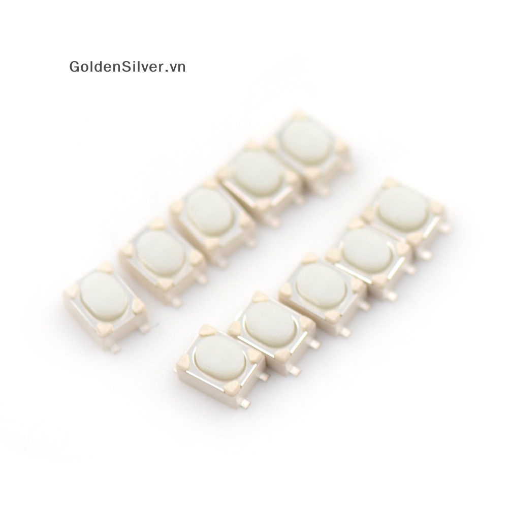 Set 50 Công Tắc Ấn 4 Chấu SMD Mạ Vàng 3 * 4 * 2.5mm