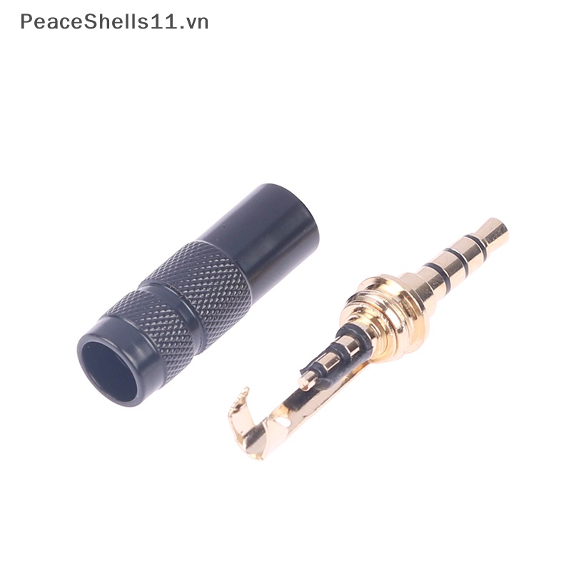 Đầu Nối Âm Thanh Mạ Vàng Chuyển Đổi Từ Giắc Cắm 3.5mm TRS Sang Cổng Cắm 3.5mm TRRS