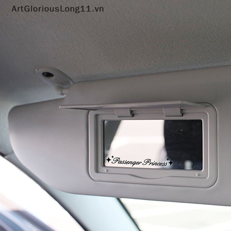 Decal Dán Kính Chiếu Hậu Xe Hơi Hình Ngôi Sao Công Chúa ArtGloriousLong