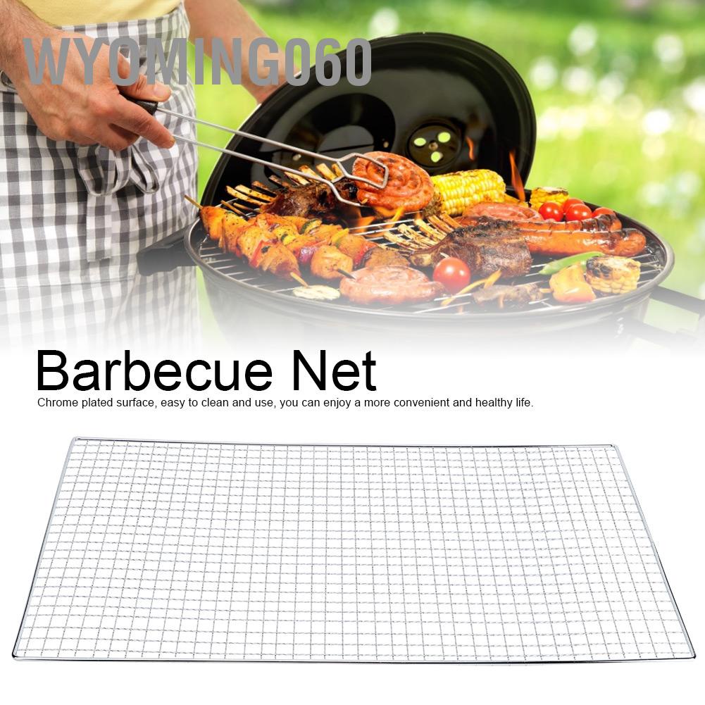 Wyoming060 Nướng Đa Năng Bằng Thép Không Gỉ Dây Lưới BBQ Giá Đỡ Dụng Cụ Dã Ngoại