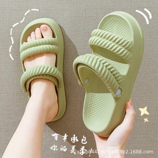 Dép Sandal Đế Dày Mềm Mại Chống Trượt Thời Trang Mùa Hè Dành Cho Nữ