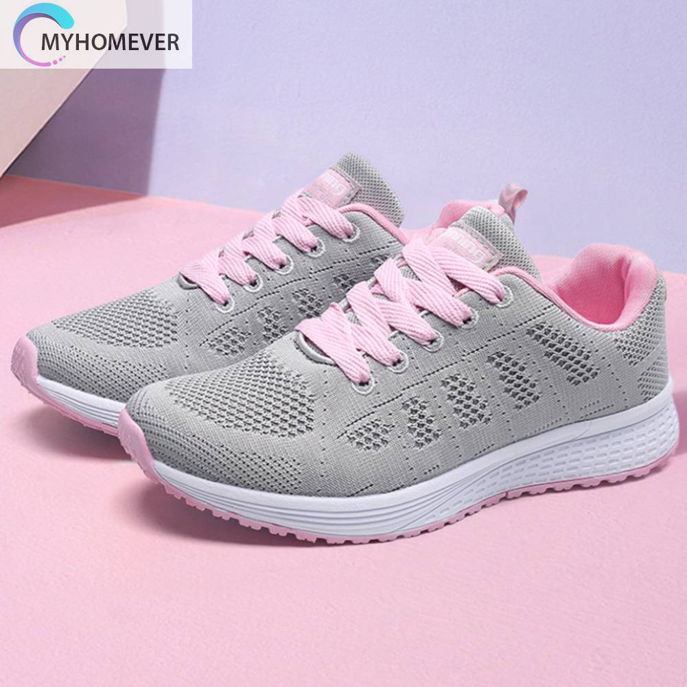 Giày Thể Thao Lưới Thoáng Khí Thời Trang Cho Nữ