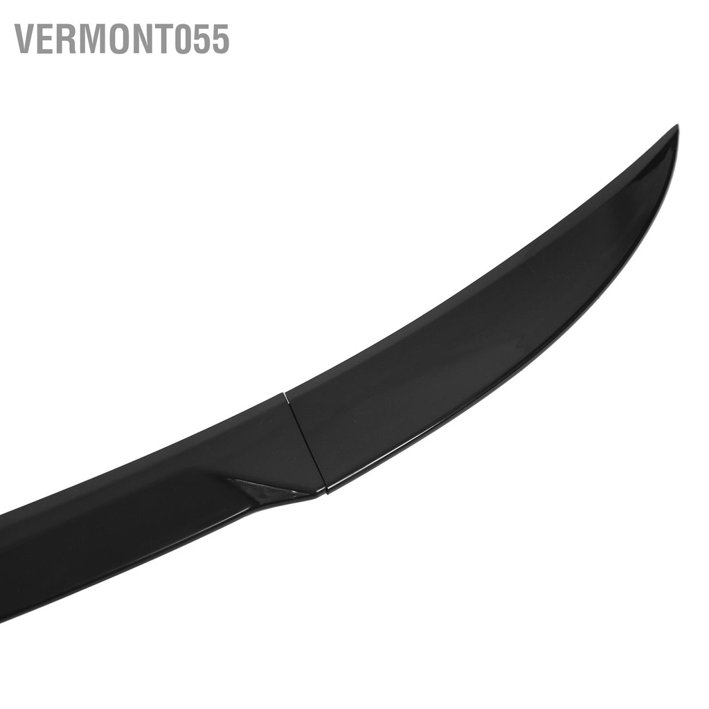 Vermont055 Cốp Sau Xẻ Tà Đen Bóng Nắp Xe Đuôi Môi Đúc Viền Thay Thế Cho Mẫu Tesla Model 3 2017 Đến 2023