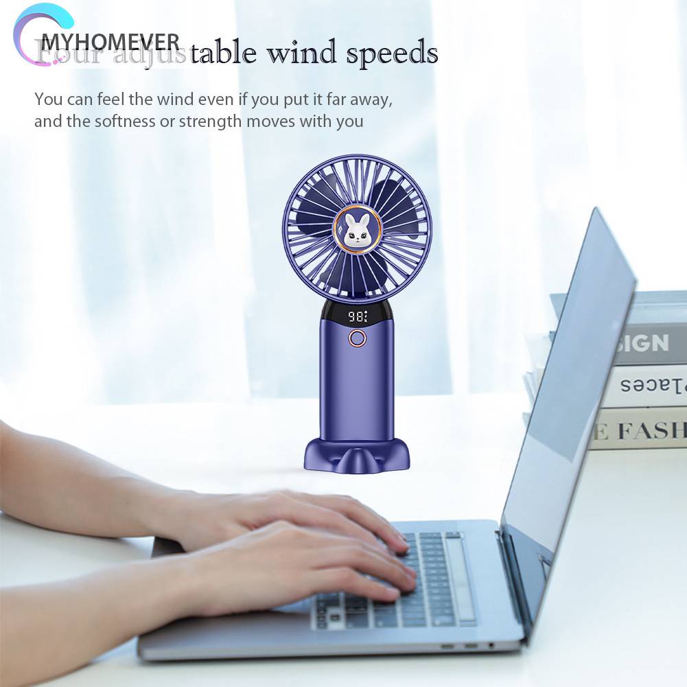 Quạt Điện Làm Mát Để Bàn 4 Tốc Độ 2400mAh