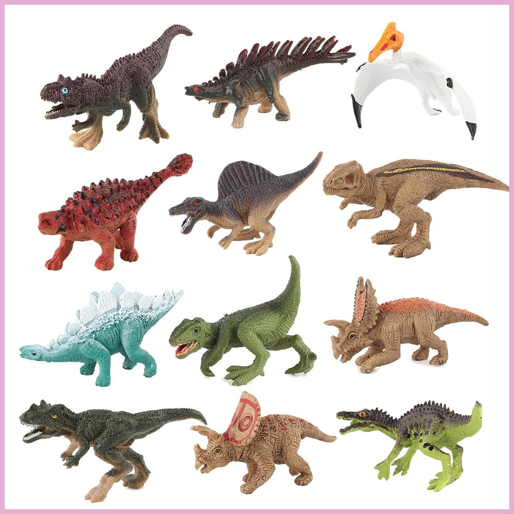 Set 12 Mô Hình Khủng Long Mini Trang Trí