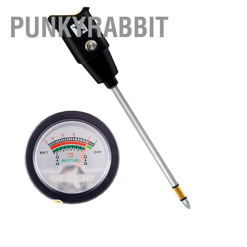 PunkyRabbit Máy đo độ ẩm đất PH 2 trong 1 chống gỉ nhạy chính xác cao