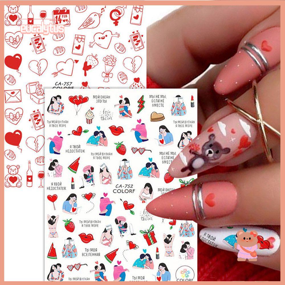 EUTUS Sticker Dán Móng Nghệ Thuật