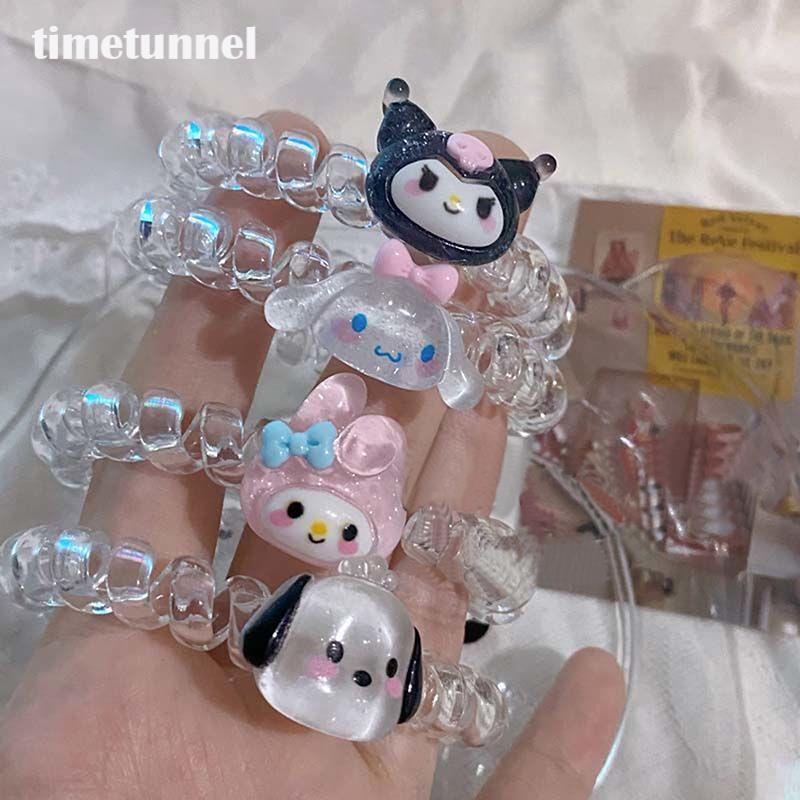Dây Cột Tóc Kiểu Hoạt Hình Kulomi Sanrio Dễ Thương Cho Nữ
