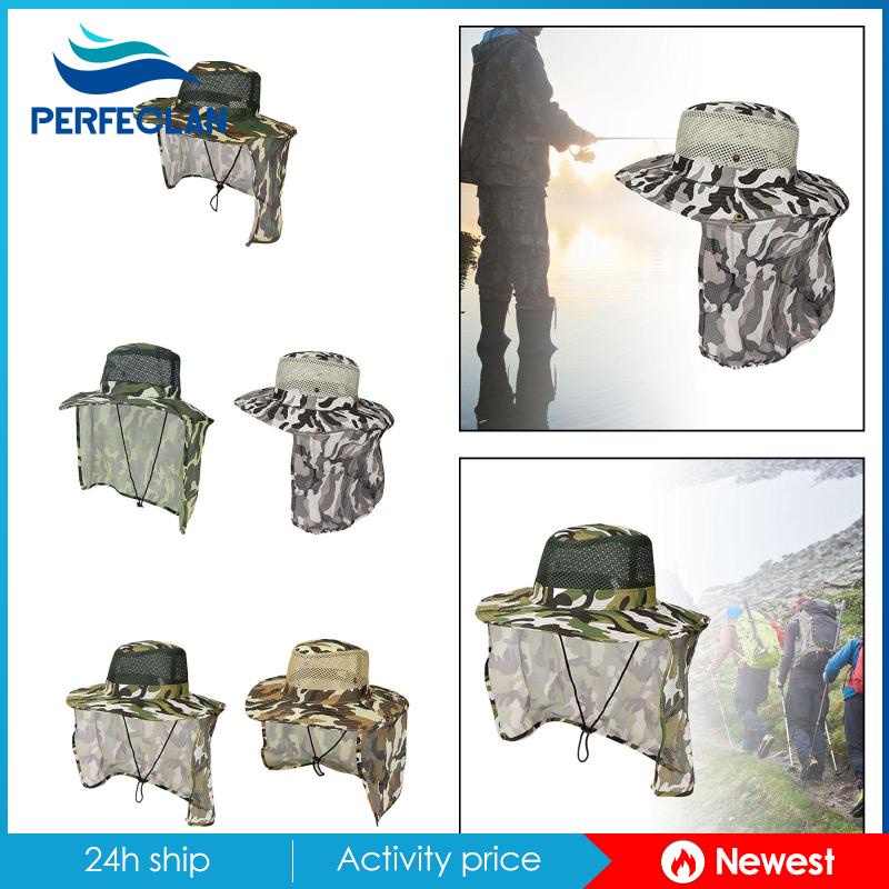 Mũ Rộng Vành Kèm Lưới Có Thể Điều Chỉnh Kích Cỡ