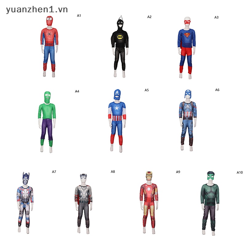 Bộ Áo Liền Quần Hóa Trang Người Nhện Dễ Thương Cho Bé