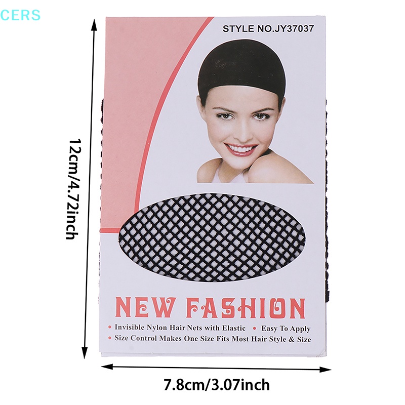 Mũ Lưới Trùm Tóc Giả Co Giãn Thoáng Khí Màu Đen