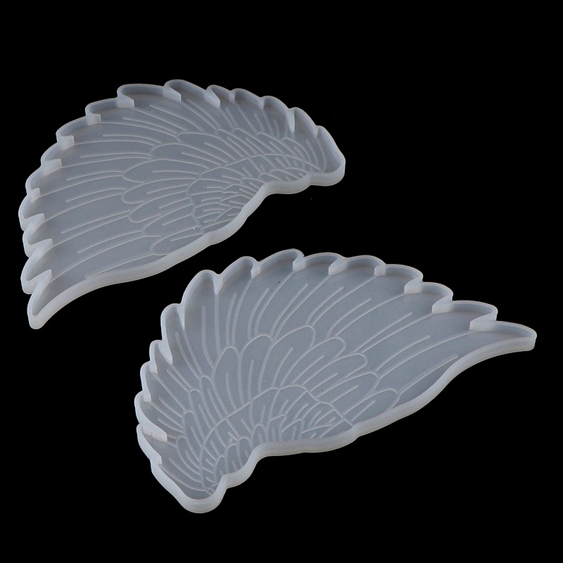 1 Cặp Khuôn Silicone Làm Đế Lót Tách Trà Hình Mảnh Ghép Hình DIY PJ