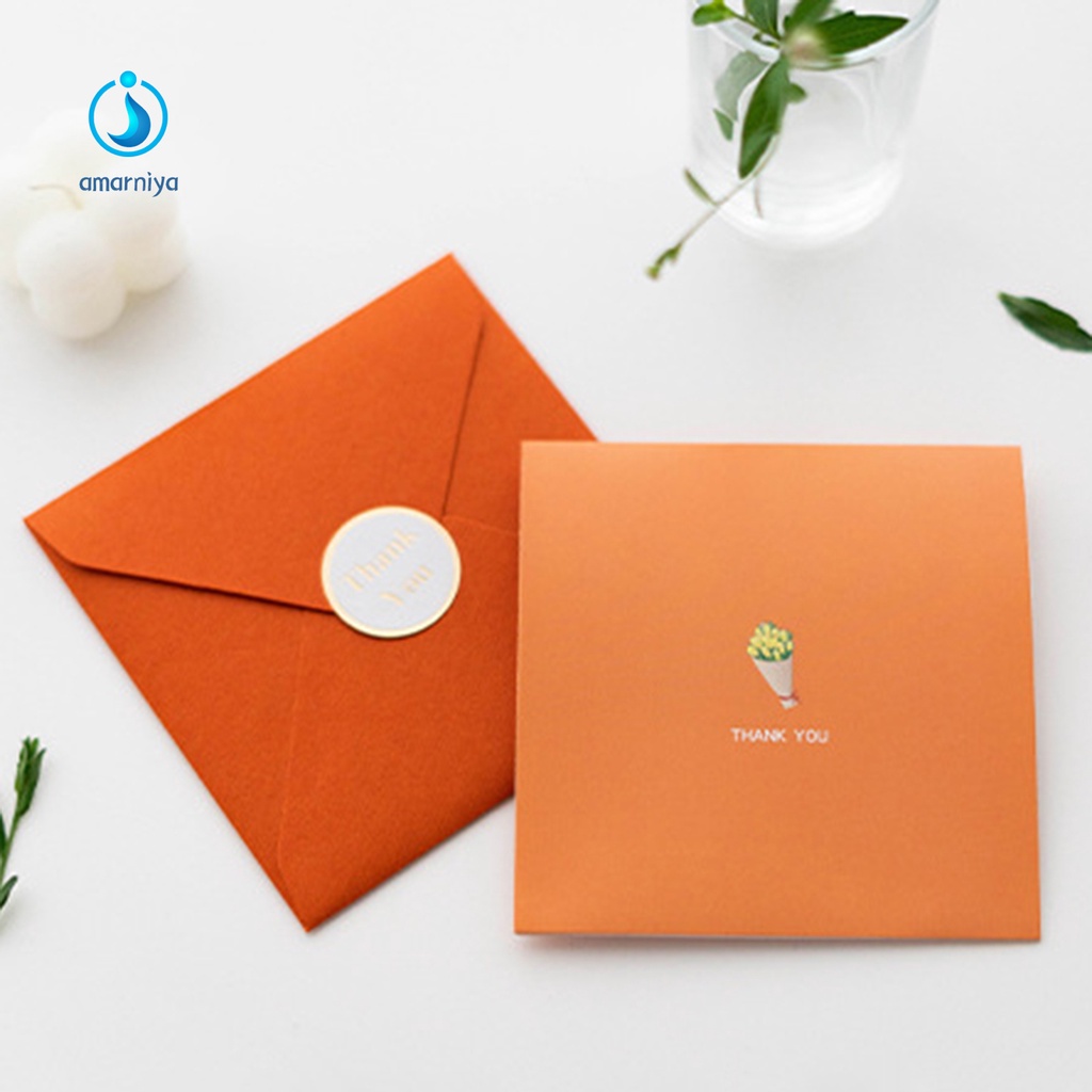 (Shop Amart) 1 Set Thiệp Cảm Ơn Lời Chào Mừng Với Hiệu Ứng 3D Đa Năng