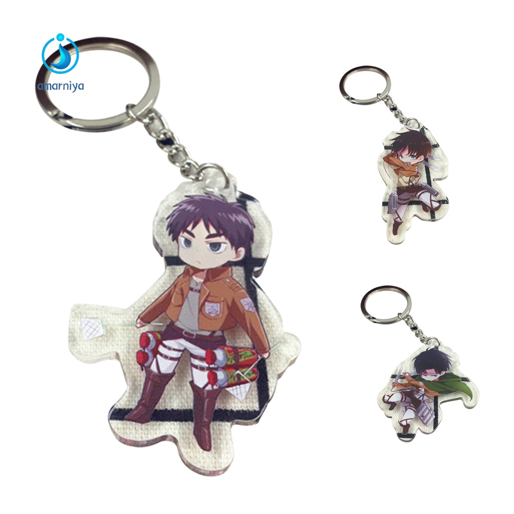 (Shop Amart) Móc Chìa Khóa Chống Nước Hình Anime