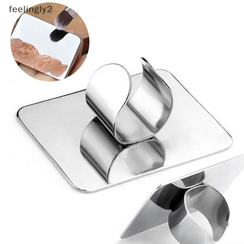 Bảng Trộn Màu Trang Điểm Móng Tay Bằng Thép Không Gỉ