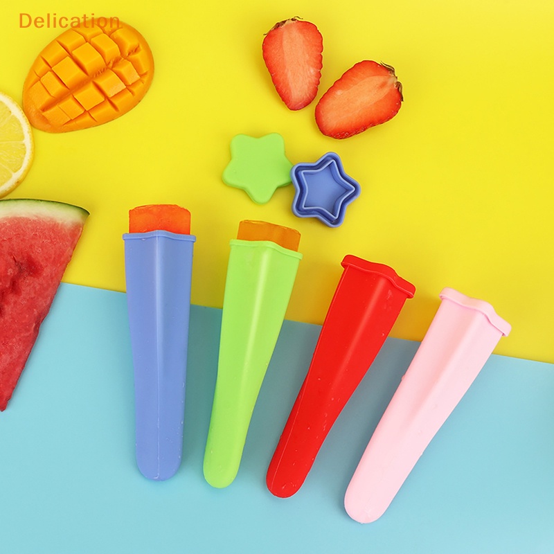 1 Khuôn Làm Kem / Sô Cô La / Món Tráng Miệng DIY Bằng Silicone Tiện Lợi Dành Cho Nhà Bếp