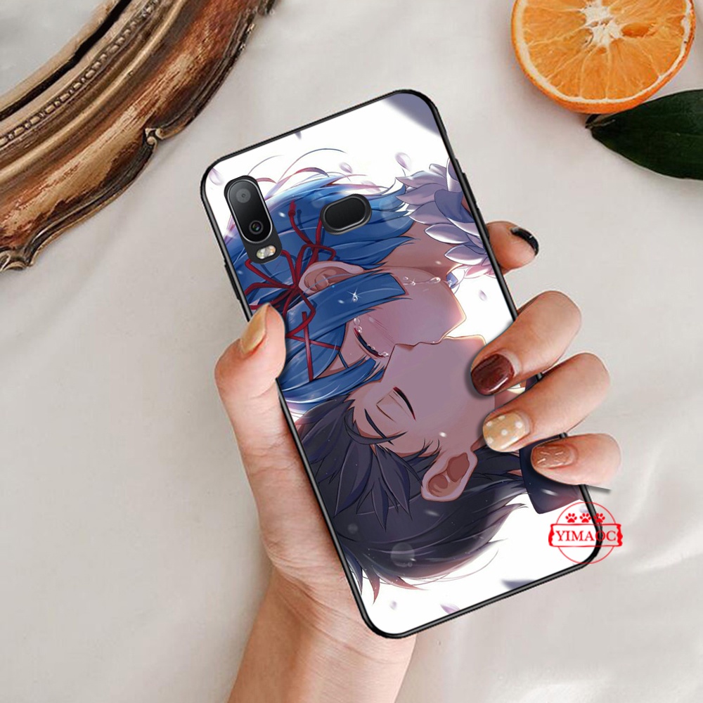 Ốp Điện Thoại Dẻo Họa Tiết Hoạt Hình Rem Zero emilia Cho Samsung S21 Plus S21S Fe S30 Ultra Note 8 9 10 Lite 312YPJ V14