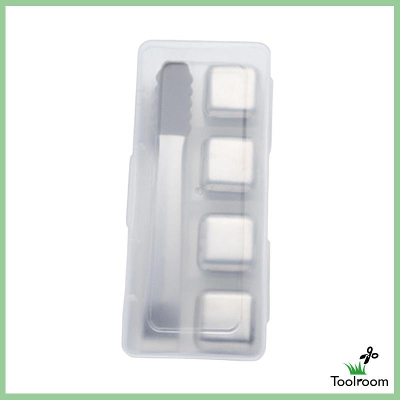 Khuôn Làm Đá Viên Bằng Thép Không Gỉ 2.5cm Có Thể Tái Sử Dụng