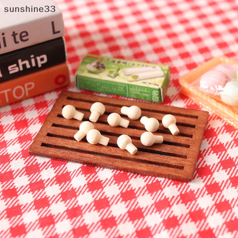 Set 10 Tay Nắm Cửa / Ngăn Kéo Tủ Tỉ Lệ 1: 12 Trang Trí Nhà Búp Bê