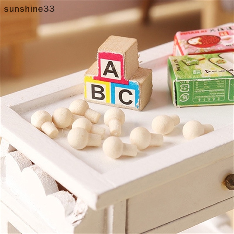 Set 10 Tay Nắm Cửa / Ngăn Kéo Tủ Tỉ Lệ 1: 12 Trang Trí Nhà Búp Bê