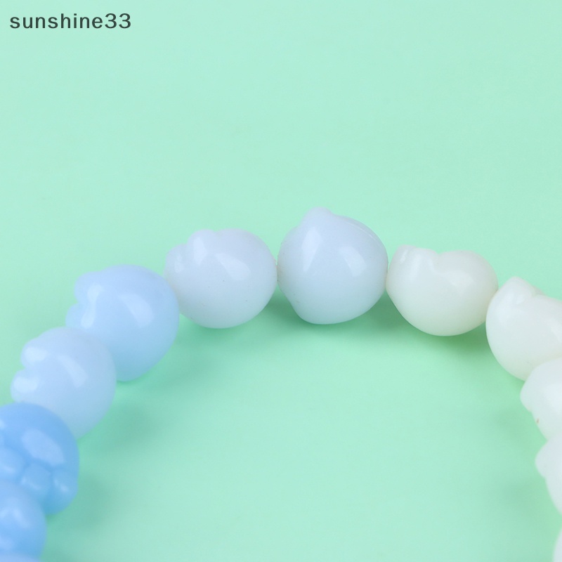 Su Gradual Vòng Tay Chuỗi Hạt Màu Sắc Thay Đổi Ngón Tay Mềm Mại Cho Nữ