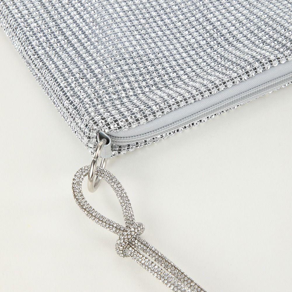 CLEVER Ví Cầm Tay Đính Đá Lấp Lánh Sang Trọng Thời Trang Dự Tiệc