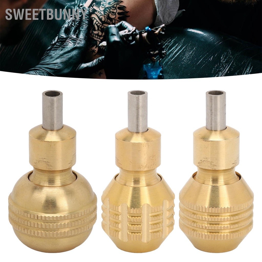 SweetBunny Tay Cầm Hình Xăm Chuyên Nghiệp Hợp Kim Nhôm Công Thái Tự Khóa Ống Tiếp Liệu