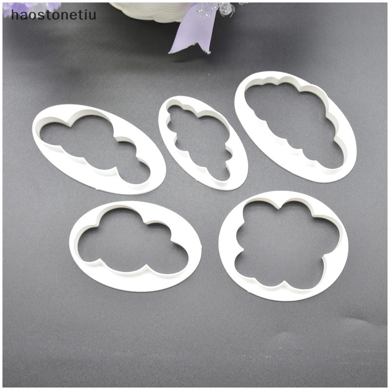 Bộ 5 Khuôn Cắt Bánh Quy Hình Đám Mây 3D