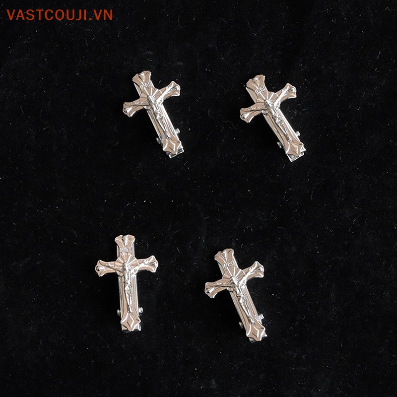 Bộ 2 Kẹp Tóc Kim Loại Thiết Kế Đơn Giản Phong Cách Vintage Cho Nữ Y2K