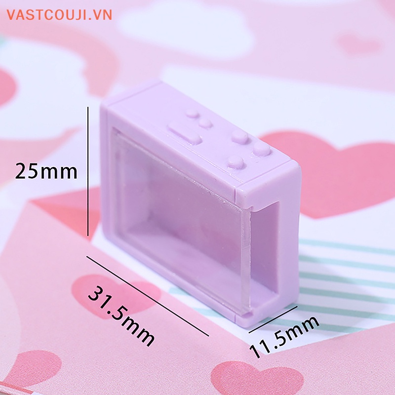 Bộ 2 Phụ Kiện Trang Trí Nhà Búp Bê VASTJI 3D Xinh Xắn