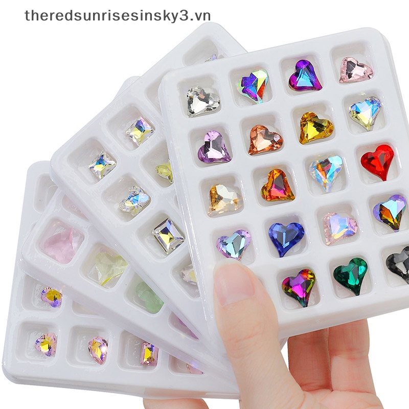 Bộ Phụ Kiện Đính Đá Trang Trí Móng Tay Thời Trang