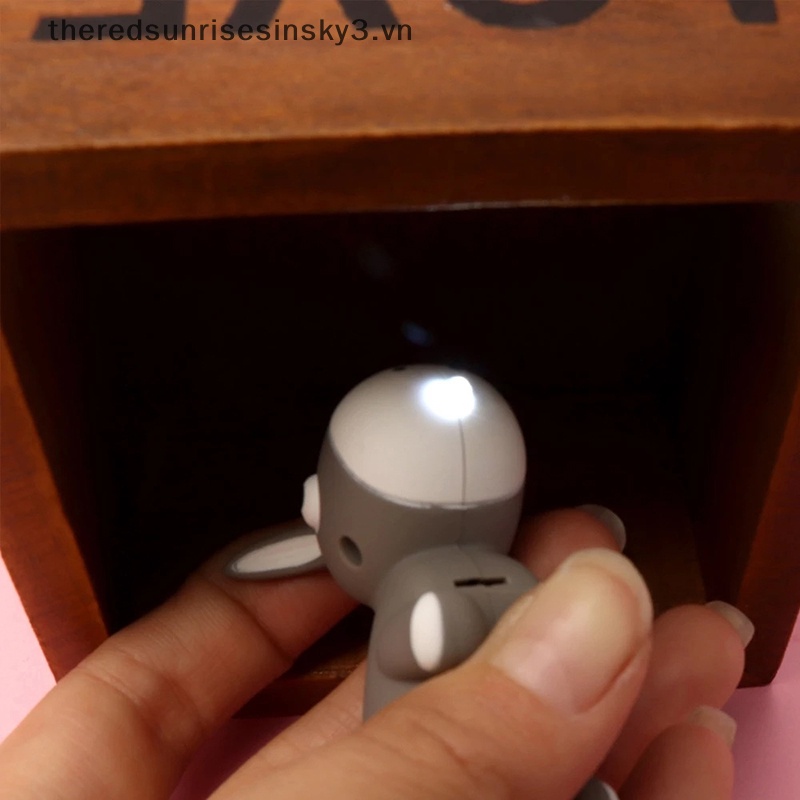 Móc Khóa Hình Chú Lừa Có Đèn LED Và Âm Thanh Dễ Thương