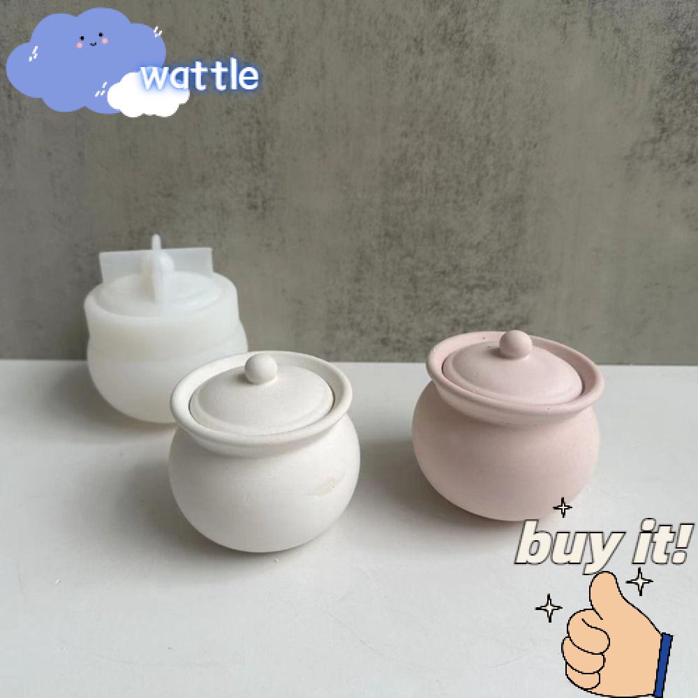 WATTLE Khuôn Silicone Làm Đồ Trang Trí Hình Gypsum