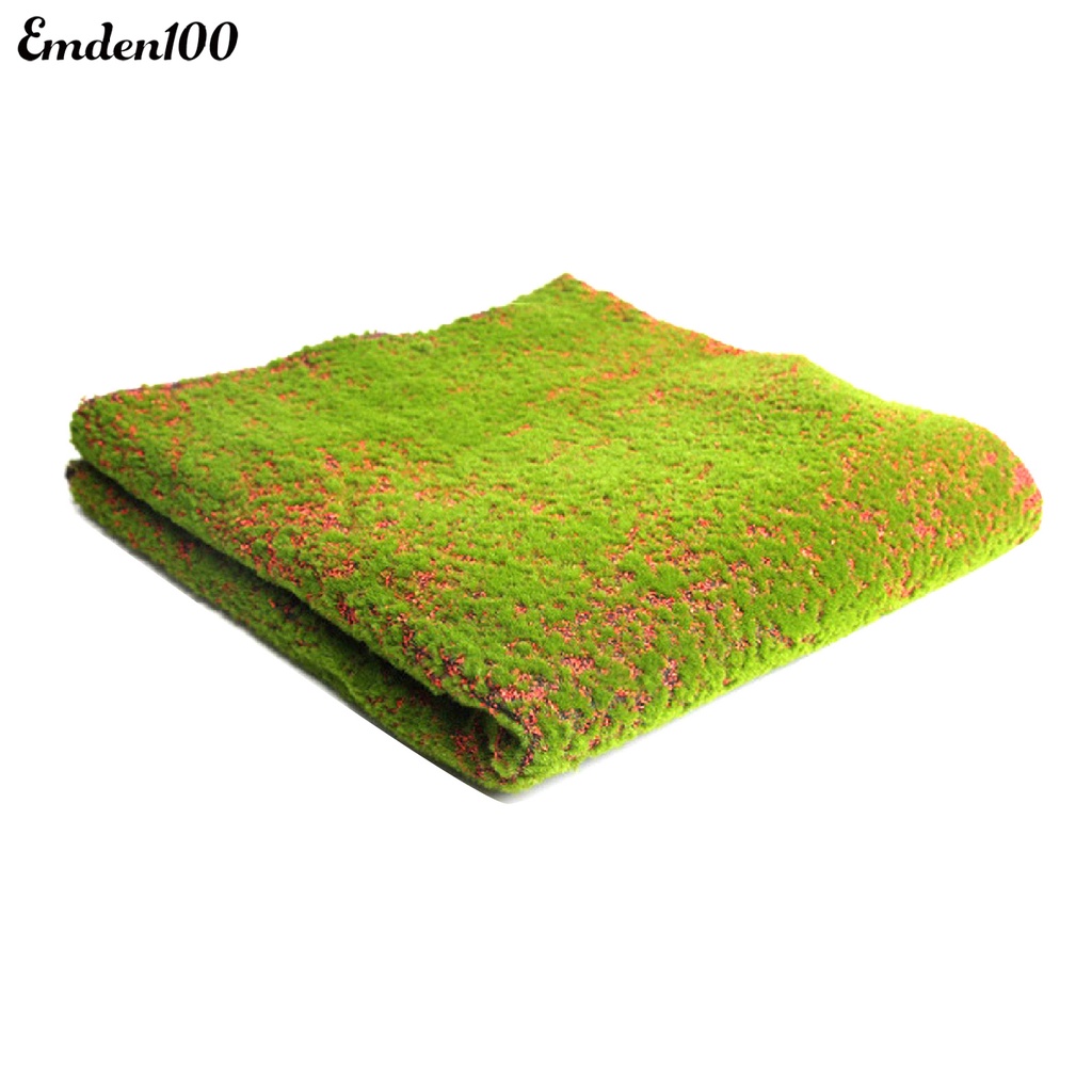 Cỏ Rêu Nhân Tạo Tự Nhiên Dùng Trang Trí Phòng Khách Có Thể Gấp Gọn