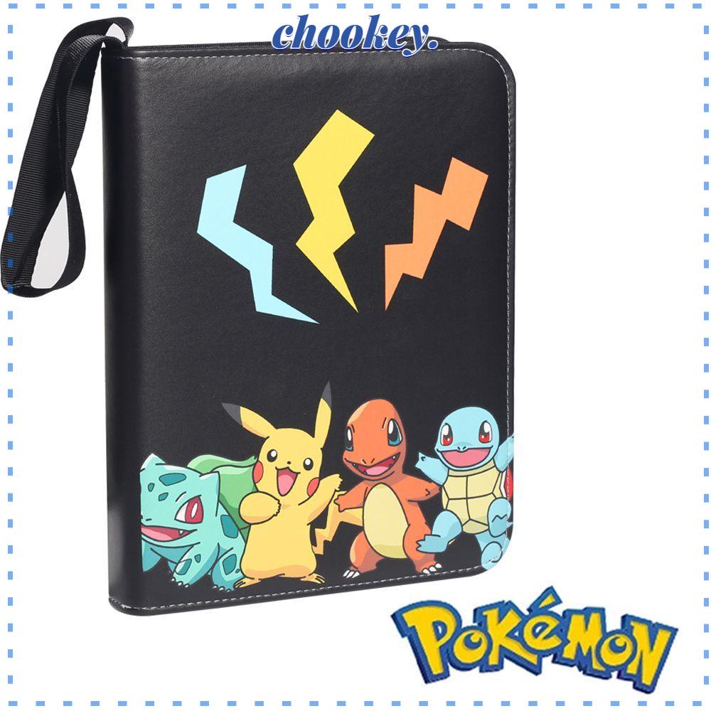 CHOOKEY Album Đựng Thẻ Game Pokemon EX GX Bảo Vệ Thẻ Bài Tiện Dụng Sự Bảo Vệ