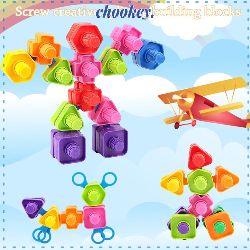 CHOOKEY Bộ 10 / 20 Cái Chốt Xây Dựng 10 / 20 Cái Cho Trẻ Em