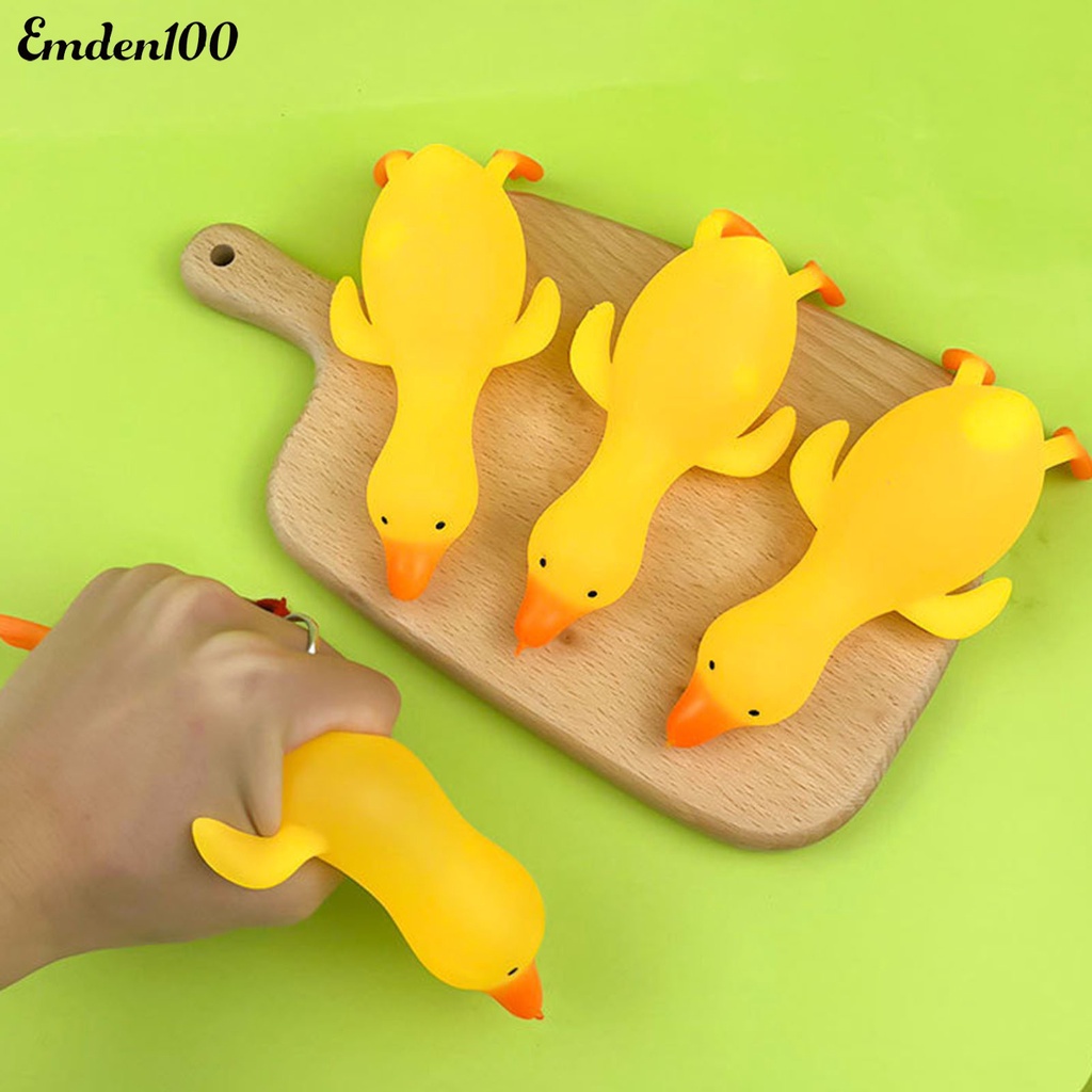 Đồ Chơi Nắn Bóp Đàn Hồi Giảm Stress Hình Chú Vịt