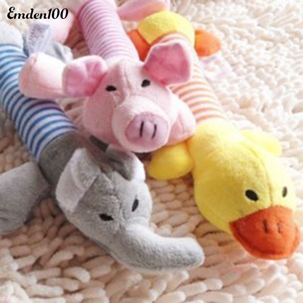 [EMDEN] Đồ Chơi Thú Nhồi Bông Phát Ra Tiếng Kêu Cho Thú Cưng