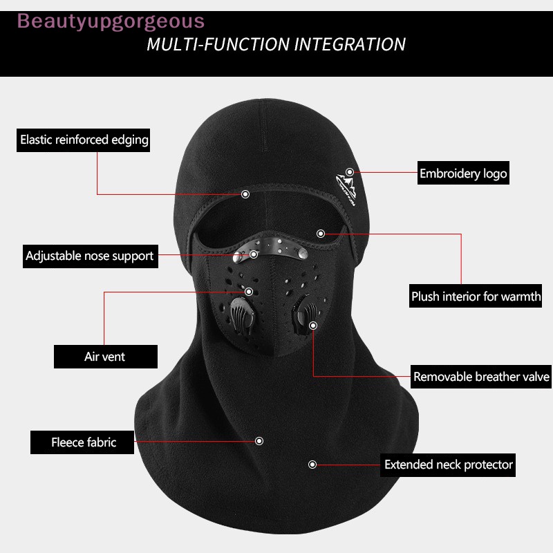 Khăn Choàng Chống Gió Và Chống Lạnh Giữ Ấm Mùa Đông Kèm Miếng Lọc